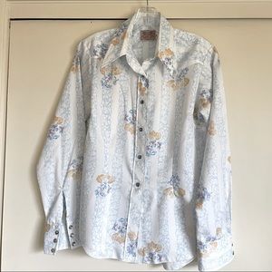 Vintage H bar C Women’s Pearl Snap Blouse